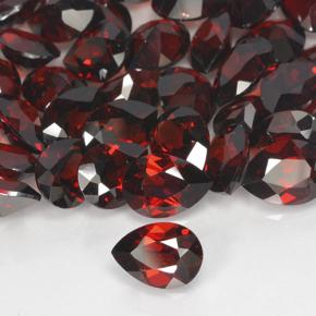 9,17 ctw natürlicher Tiefes Blutrot Pyrop-Granat, Birnenform, VVS
