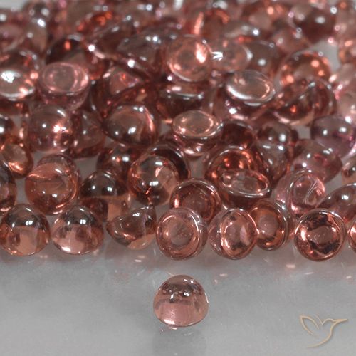 0.07ct Natürlicher Scharlachroter Ton Pyrop-Granat, Runden, Transparent