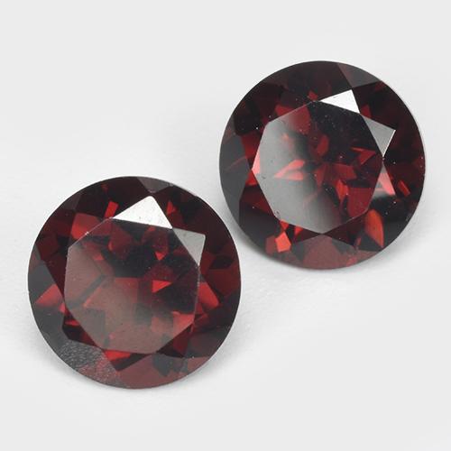 3,44 ct natürliche roter Pyrop-Edelsteine, Rundschliff, VVS-VS