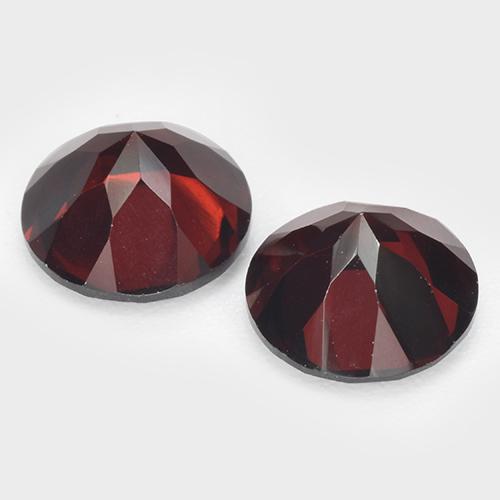 3,44 ct natürliche roter Pyrop-Edelsteine, Rundschliff, VVS-VS