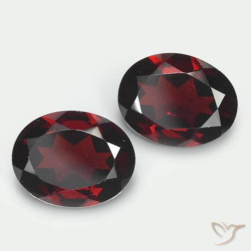 3,85 ct natürliche roter Pyrop-Edelsteine, Oval Schliff, VVS-VS