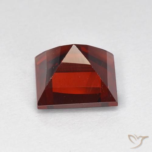 9,17 ctw natürlicher tiefrot Pyrop-Granat, Quadrat, VVS-VS