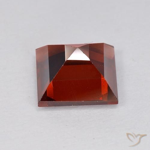 9,17 ctw natürlicher dunkelrot Pyrop-Granat, Quadrat, VVS-VS