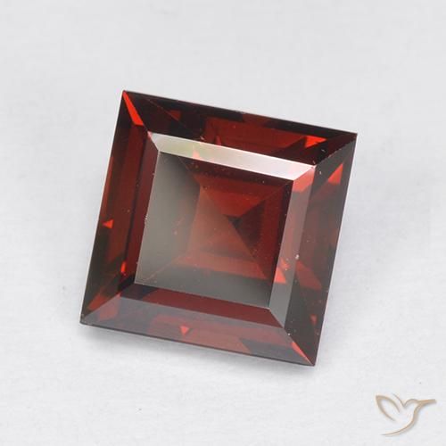 2.29ct Natürlicher Tiefes Blutrot Pyrop-Granat, Quadrat, VVS-VS