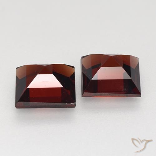 2.79 ct natürliche dunkelrot Pyrop-Granat-Edelsteine, Quadrat, VVS-VS