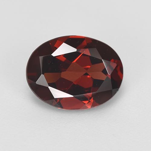 2,02 ctw natürlicher roter Pyrop, Oval Schliff, VVS