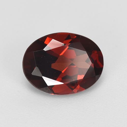 2,02 ctw natürlicher roter Pyrop, Oval Schliff, VVS