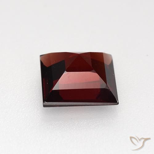 9,17 ctw natürlicher Tiefes Blutrot Pyrop-Granat, Quadrat, VVS-VS