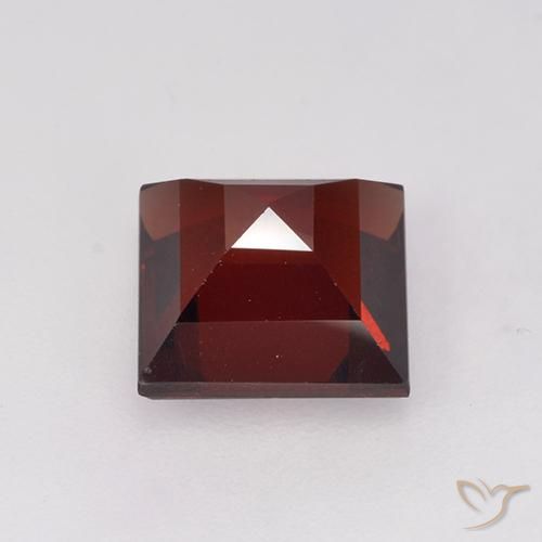 9,17 ctw natürlicher dunkelrot Pyrop-Granat, Quadrat, VS