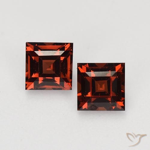 1.11ctw Natürlicher Merlot Rot Pyrop-Granat, Quadrat, VVS-VS