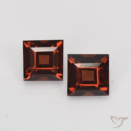 1,02 ct natürliche roter Pyrop-Edelsteine, Quadrat, VVS-VS