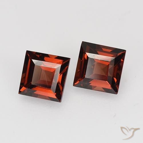 1,02 ct natürliche roter Pyrop-Edelsteine, Quadrat, VVS-VS