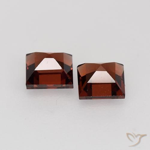 1.02 ct natürliche Merlot Rot Pyrop-Granat-Edelsteine, Quadrat, VVS-VS