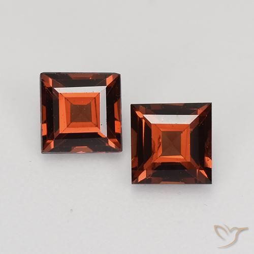 1.01ctw Natürlicher Merlot Rot Pyrop-Granat, Quadrat, VVS-VS