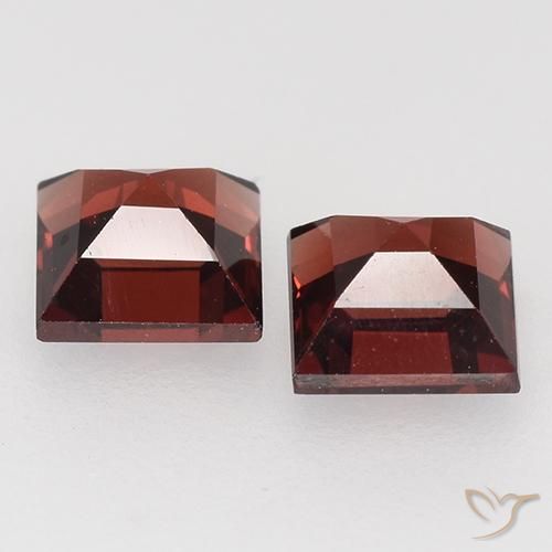 1,05 ct natürliche roter Pyrop-Edelsteine, Quadrat, VVS-VS