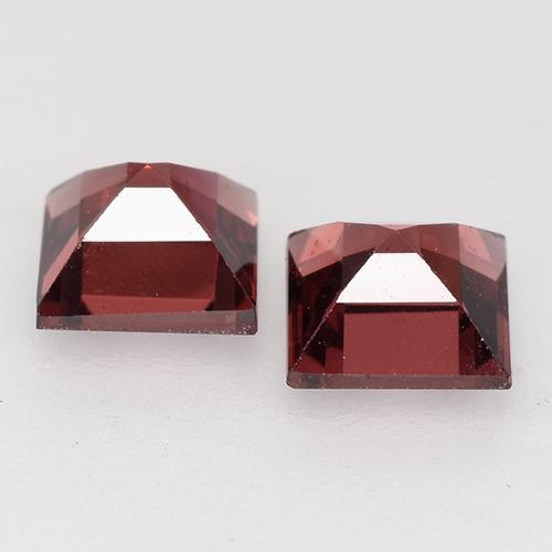 0,92 ct natürliche roter Pyrop-Edelsteine, Quadrat, VVS-VS