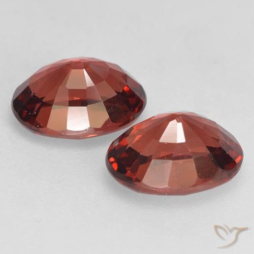 2.24 ct natürliche tiefrot Pyrop-Granat-Edelsteine, Oval, VVS-VS