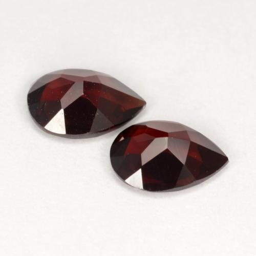 1,51 ct natürliche roter Pyrop-Edelsteine, Birnenform, VVS-VS