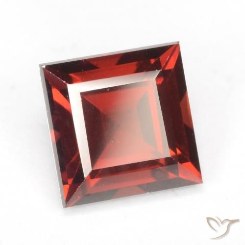 9,17 ctw natürlicher Mittelrot Pyrop-Granat, Quadrat, VVS-VS