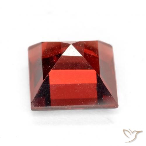 9,17 ctw natürlicher Mittelrot Pyrop-Granat, Quadrat, VVS-VS