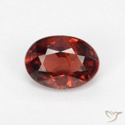 1.06ct Natürlicher Johannisbeere Rot Pyrop-Granat, Oval, VS-SI