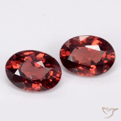 2,11 ct natürliche roter Pyrop-Edelsteine, Oval Schliff, VS