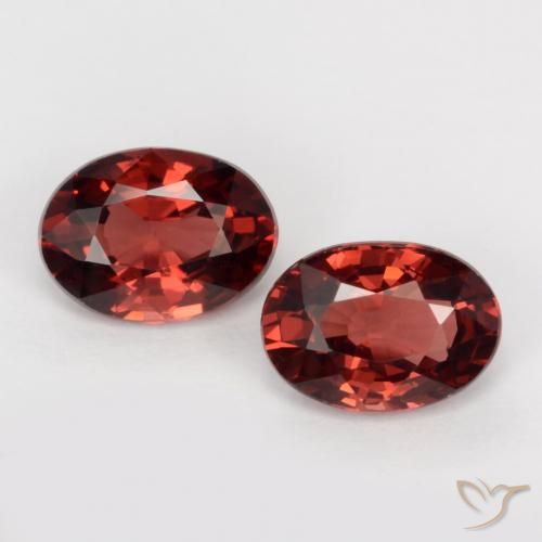 2.00ctw Natürlicher Tiefes Scharlachrot Pyrop-Granat, Oval, VS