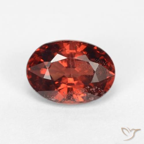 1.20ct Natürlicher dunkelrot Pyrop-Granat, Oval, VS-SI