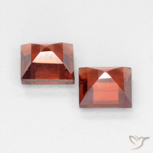 0.94 ct natürliche tiefrot Pyrop-Granat-Edelsteine, Quadrat, VVS-VS