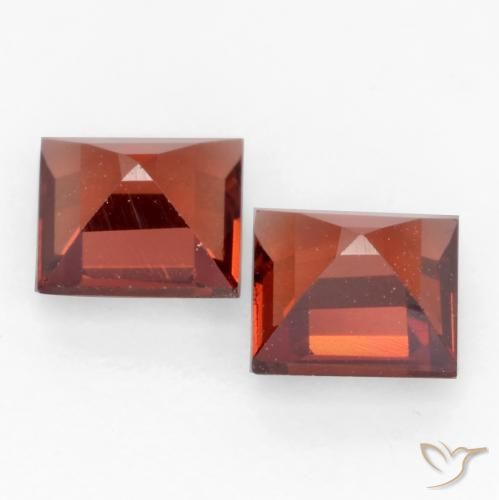 0.85 ct natürliche Hellrot Pyrop-Granat-Edelsteine, Quadrat, VVS-VS