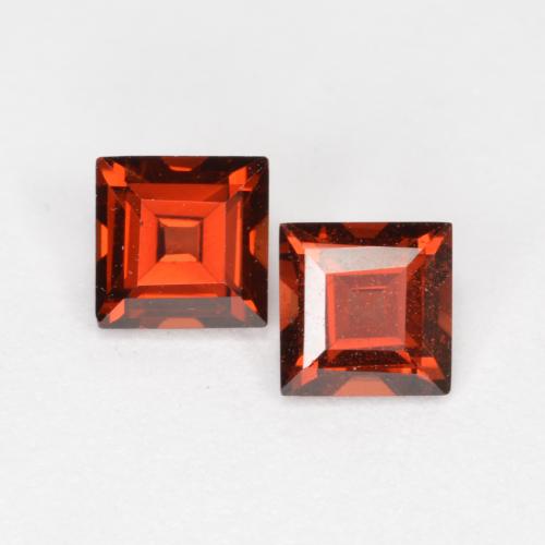 0,92 ct natürliche roter Pyrop-Edelsteine, Quadrat, VS