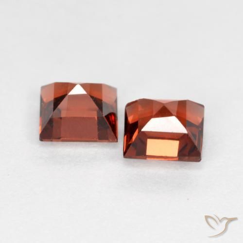 0.96 ct natürliche Mittelrot Pyrop-Granat-Edelsteine, Quadrat, VS
