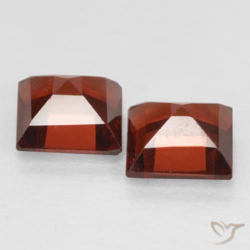 0.90 ct natürliche Sangria Rot Pyrop-Granat-Edelsteine, Quadrat, VS