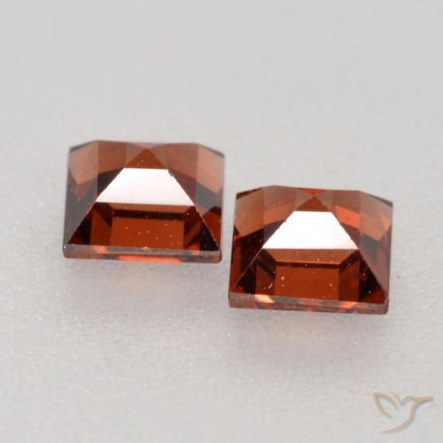 0.97 ct natürliche Hellrot Pyrop-Granat-Edelsteine, Quadrat, VS