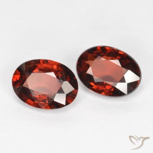 1.82 ct natürliche Mittelrot Pyrop-Granat-Edelsteine, Oval, VS