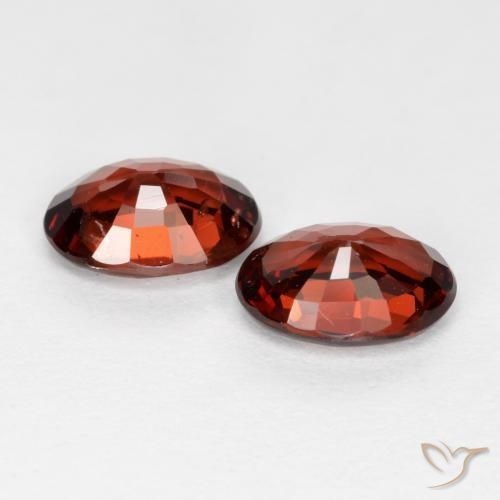 1.82 ct natürliche Mittelrot Pyrop-Granat-Edelsteine, Oval, VS