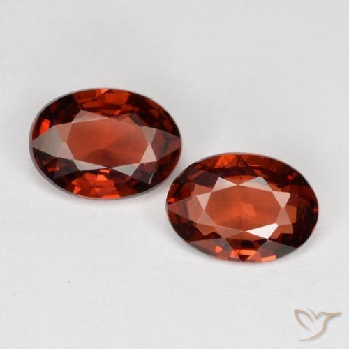 1.53ctw Natürlicher Scharlachrot Pyrop-Granat, Oval, VS