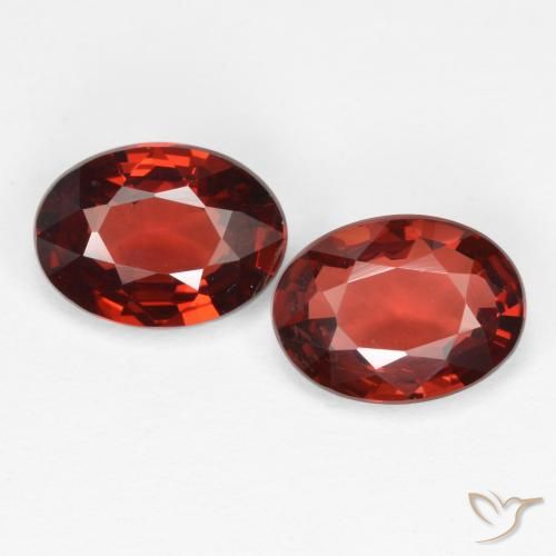 1.85ctw Natürlicher Sangria Rot Pyrop-Granat, Oval, VS