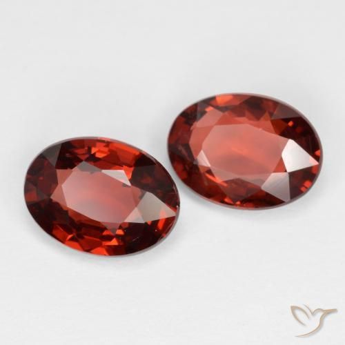 1.85 ct natürliche Sangria Rot Pyrop-Granat-Edelsteine, Oval, VS