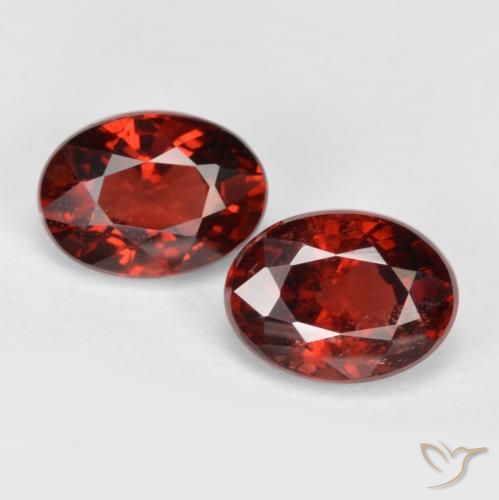2.33ctw Natürlicher Johannisbeere Rot Pyrop-Granat, Oval, VS