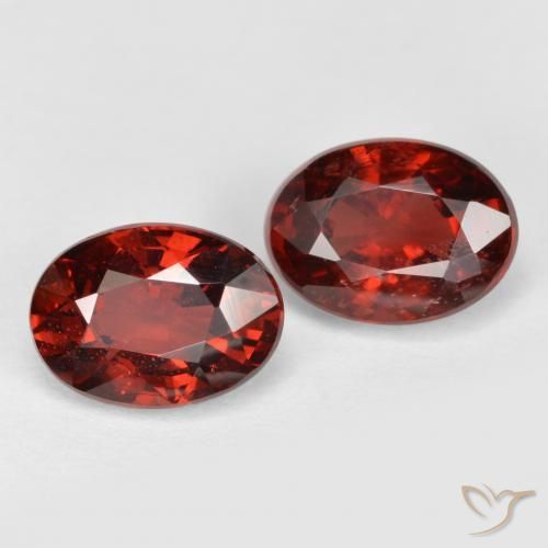2.33 ct natürliche Johannisbeere Rot Pyrop-Granat-Edelsteine, Oval, VS