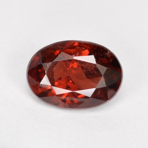 0,95 ctw natürlicher roter Pyrop, Oval Schliff, VS-SI