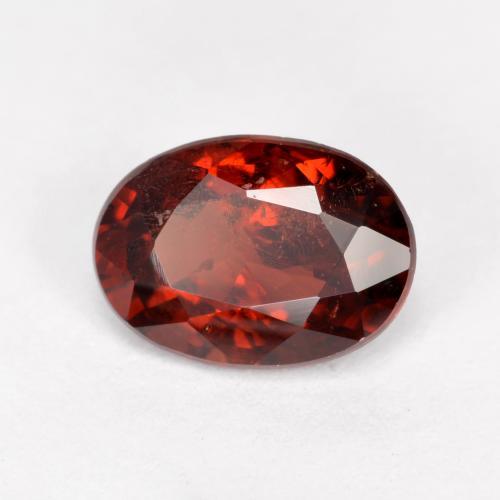 0,95 ctw natürlicher roter Pyrop, Oval Schliff, VS-SI