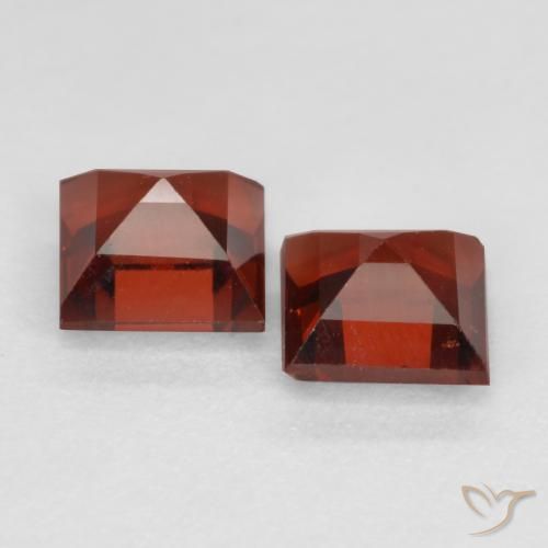 0.97 ct natürliche Sangria Rot Pyrop-Granat-Edelsteine, Quadrat, VS