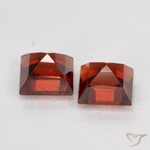 1.04 ct natürliche Mittelrot Pyrop-Granat-Edelsteine, Quadrat, VS