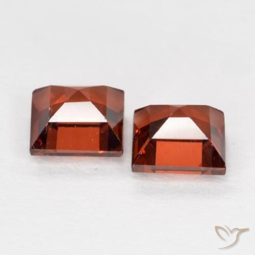 0.94 ct natürliche Johannisbeere Rot Pyrop-Granat-Edelsteine, Quadrat, VS