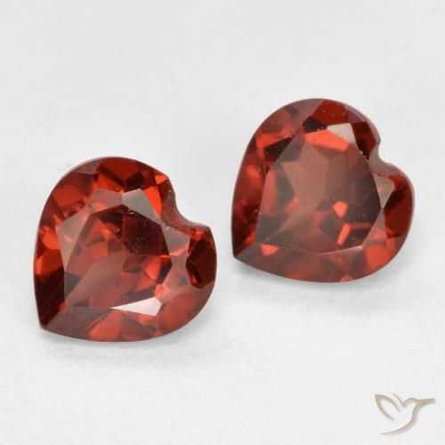 1.20 ct natürliche Hellrot Pyrop-Granat-Edelsteine, Herz, VS