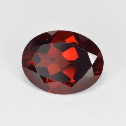 2,25 ctw natürlicher roter Pyrop, Oval Schliff, VVS-VS