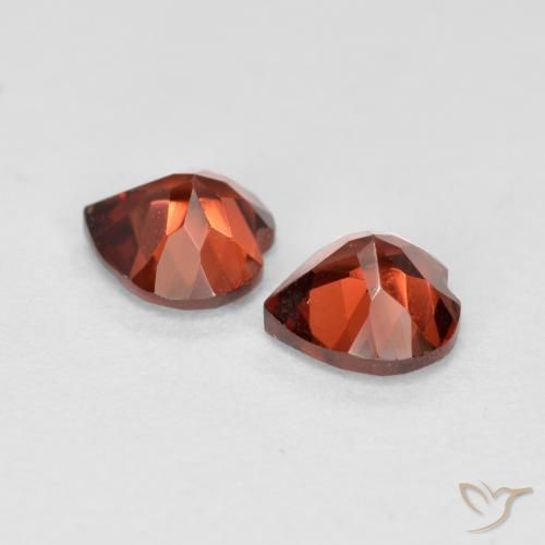 1.19 ct natürliche Hellrot Pyrop-Granat-Edelsteine, Herz, VS