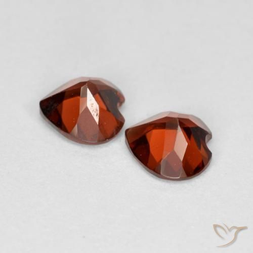 1.10 ct natürliche Hellrot Pyrop-Granat-Edelsteine, Herz, VS